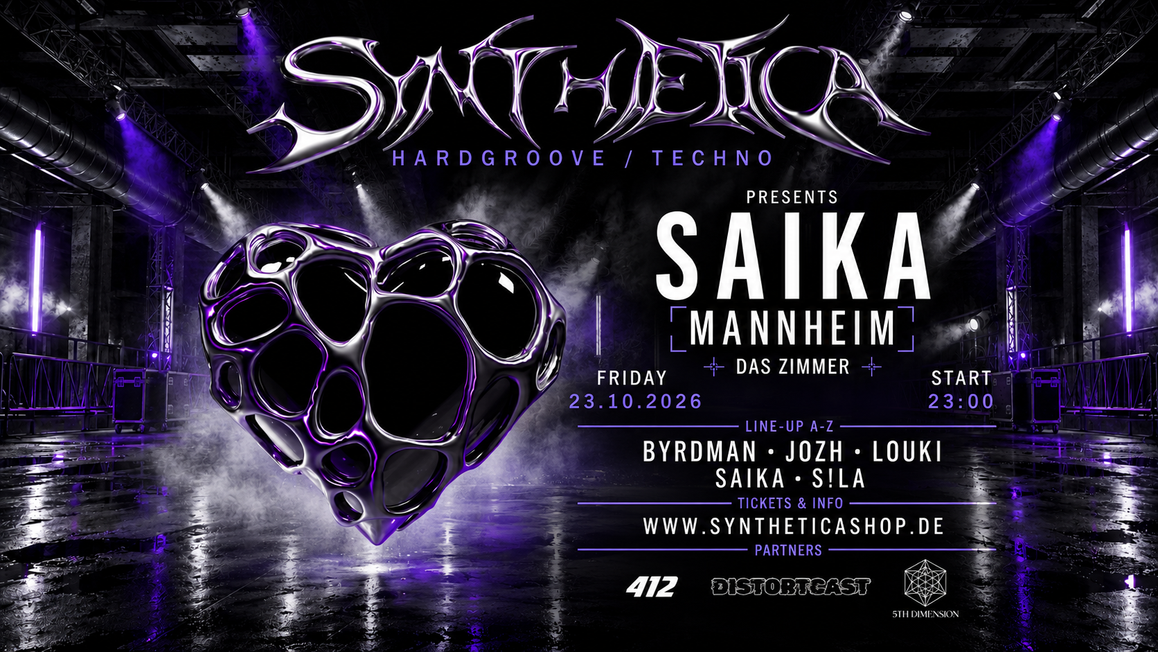 Synthetica – Das Zimmer, 23.10.2026